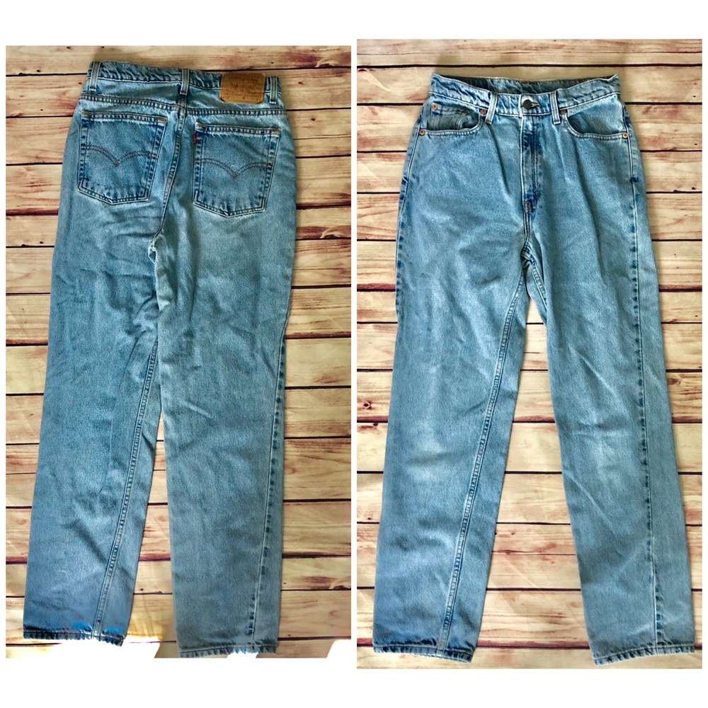 LEVI’S VINTAGE 512 STF High Rise Slim Indigo Jeans - Picture 6 of 8